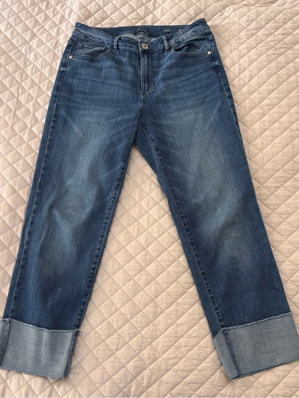 J. Jill Denim  high rise straight leg Jeans. Size 8